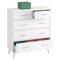 MUEBLES PITARCH 1073 Cómoda, Blanco, 78 x 74 x 40 cm