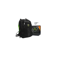 MOCHILA KEEP OUT BK7GXL NEGRA VERDE 17"