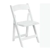 Flash Furniture Muebles Flash Silla Plegable de Madera, Vinilo, Natural, 4 Unidades