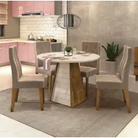 Yaheetech Juego Mesa y 2 Sillas de Comedor Cocina Conjuntos de Mueble de 3 Piezas con Vino Estante Superficie de Mesa 90 X 53 cm Blanco